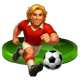 goal goal goal pachin goal red player symbol icon