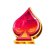 goal strike rising rewards spade symbol icon