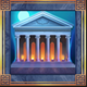 gods of olympus iii megaways temple symbol icon