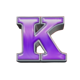 gold cash free spins super wheel purple k symbol icon