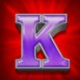 gold cash k symbol icon