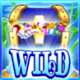 gold fish feeding time wild symbol icon