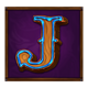 gold rush frenzy megaways j symbol icon