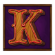 gold rush frenzy megaways k symbol icon