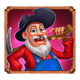 gold rush frenzy megaways old man symbol icon