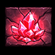 gold rush gem red symbol icon