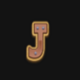 gold rush j symbol icon