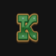 gold rush k symbol icon