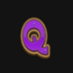 gold rush q symbol icon