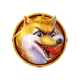 golden gallina fox symbol icon