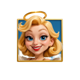 good girl bad girl 2 angel symbol icon