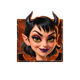 good girl bad girl 2 devil symbol icon