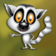 gorilla go wild lemur symbol icon