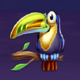 gorilla go wilder toucan symbol icon