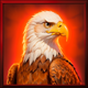 grand buffalo hold and win eagle symbol icon