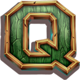 grand buffalo hold and win q symbol icon