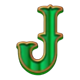 greatest show letter j symbol icon