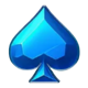 gryphons castle deluxe blue spade symbol icon