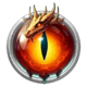 gryphons castle deluxe dragon eye symbol icon