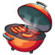 hangovers and holidays bbq symbol icon