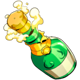 hangovers and holidays champagne symbol icon