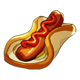 hangovers and holidays hot dog symbol icon