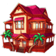 hangovers and holidays house symbol icon
