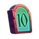 haunted jack 10 symbol icon
