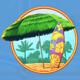 hawaiian dreams surf symbol icon