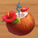 hawaiian fever coconut symbol icon