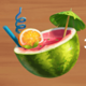 hawaiian fever watermelon symbol icon