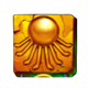horus treasure wild gold sun relic symbol icon