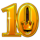 horus treasure wild gold ten symbol icon