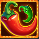 hot chilli party pepper symbol icon
