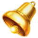 hot clock bell symbol icon