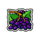 hot cross bunnies grape symbol icon