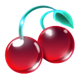 hot diamond bar cherry symbol icon