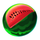 hot diamond bar watermelon symbol icon