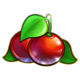 hot slot 777 diamond crown red cherries symbol icon