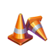 huff n puff money mansion cones symbol icon
