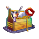 huff n puff money mansion tools symbol icon