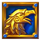 ice wolf 2 eagle symbol icon