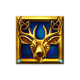 ice wolf deer symbol icon