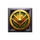 ice wolf shield symbol icon