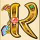 igt cleopatra k symbol icon