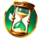 immortal zeus sand clock symbol icon