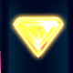 infinite wilds yellow crystal symbol icon