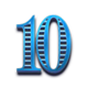 iron bank 2 number 10 symbol icon
