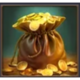 jack the giant hunter gold sack symbol icon