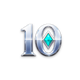 jackpot gem rush hold and win 10 symbol icon